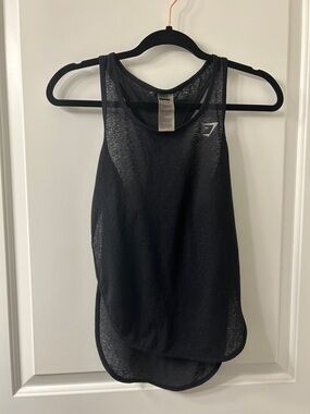 Gymshark Women's Black Performance Tank Top S